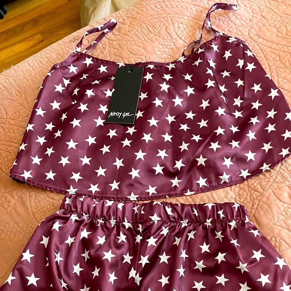 Matching starry PJ set